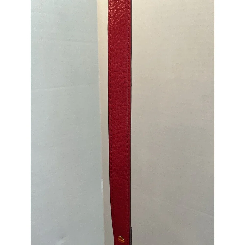 NWT Marc by Marc Jacobs Rosey Red Leather Turnlock Crossbody Shoulder Bag